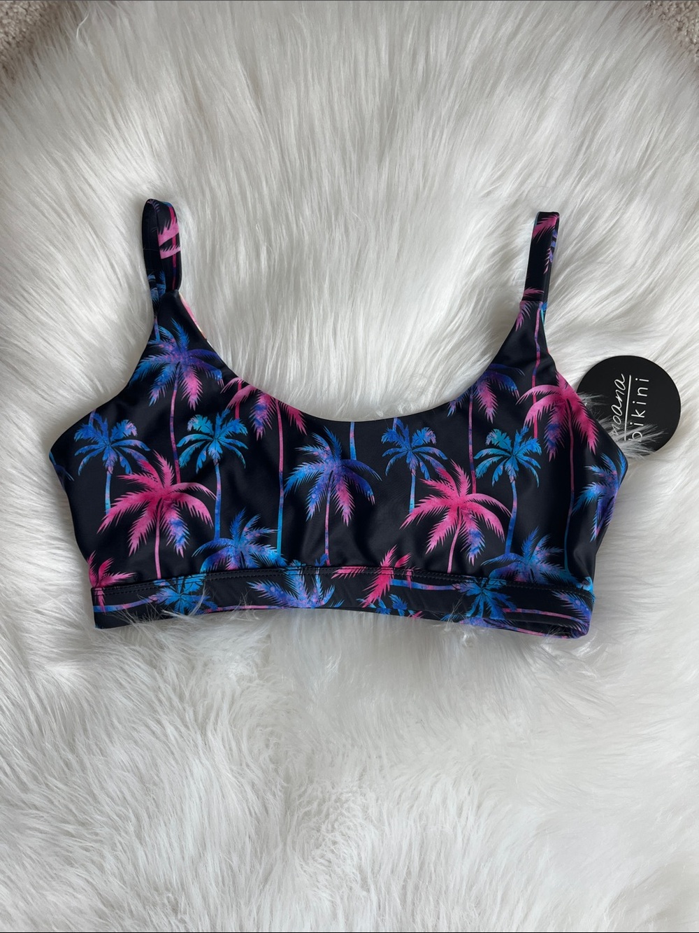 Moana Bikini Lost Palms Singlet Top Size Medium